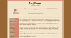 Desktop Screenshot of mcpcustomleather.com